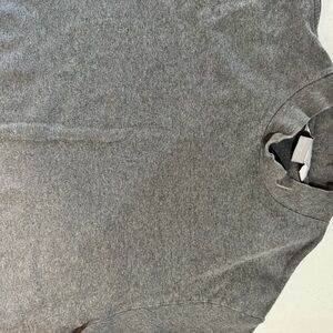 Men's Gray Athletic Top - Mid-weight - mock turtleneck